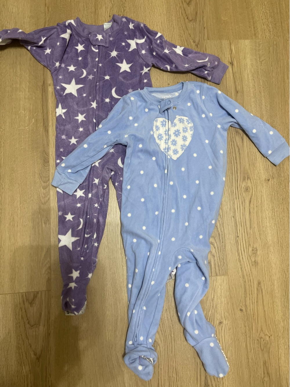 Bundle of Fleece Sleepers (18 months)